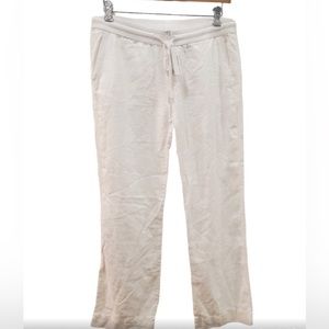 Standard James Perse Pants Linen Pockets Matchstick White Size 4 (XL)
